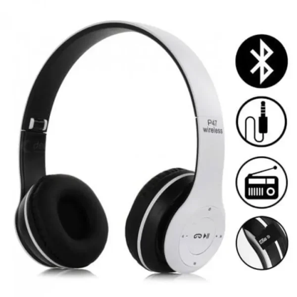 P47 - Wireless Bluetooth Headphone | In Ear Earphone for Android
