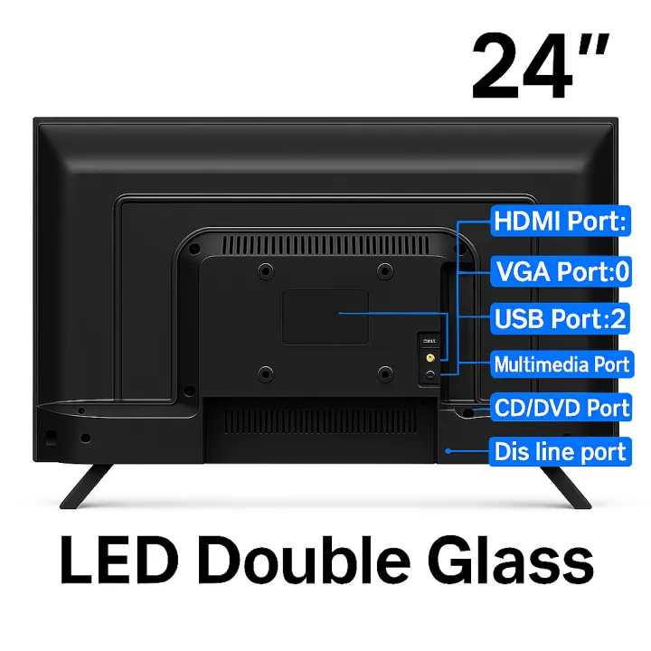 mme tv 24" HD LED Double Glass BASIC TV - Image 2